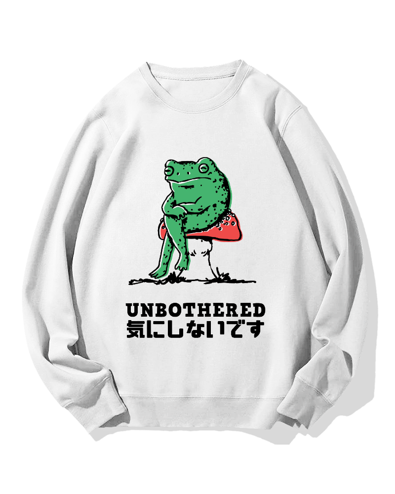 Unbothered Cotton Sweatshirt