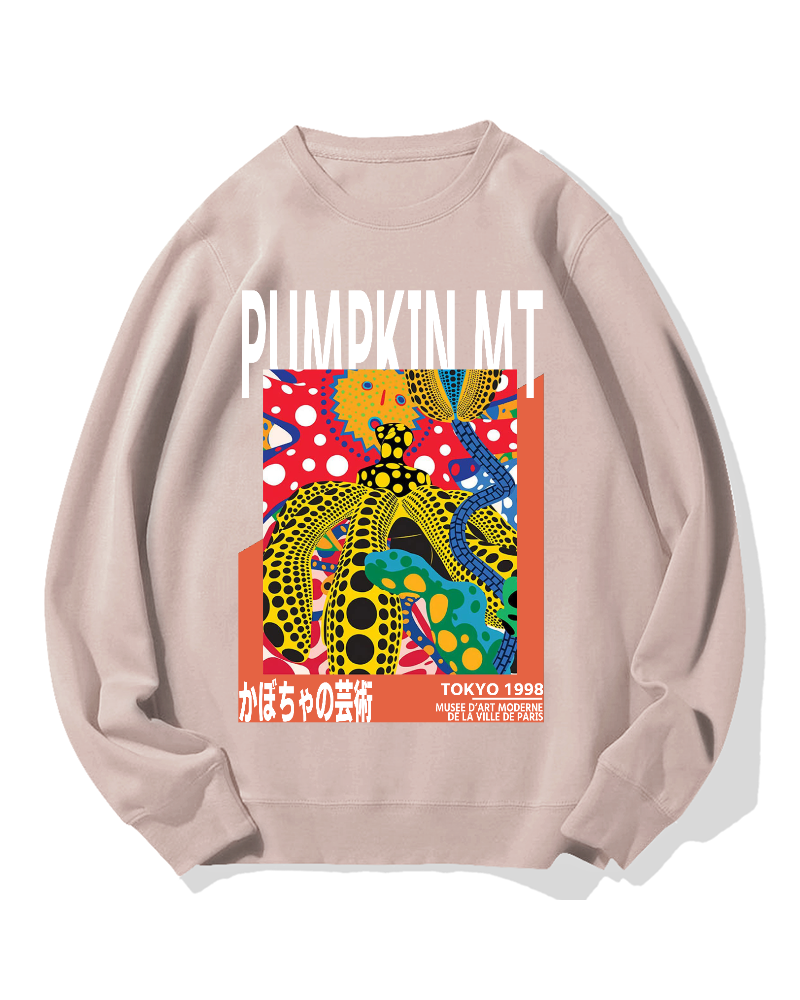 Pumpkin Art Cotton Sweatshirt