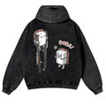 Sushi Vintage Washed Cotton Back Art Hoodie