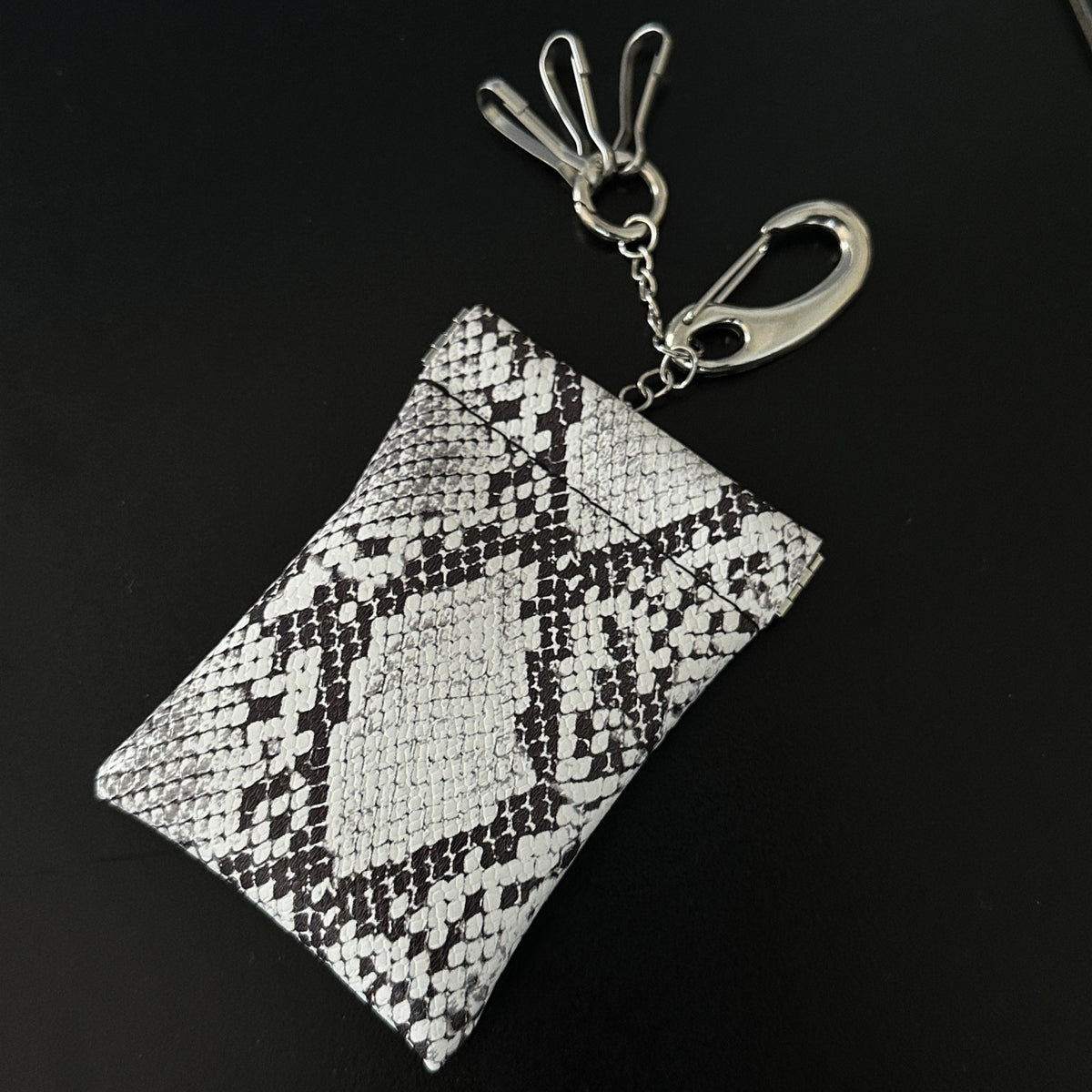 Snakeskin waist bag pendant