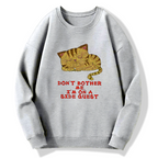 Don't bother me, I'm on a side quest Cotton Pullover Sweatshirt