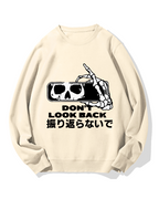 Don't Look Back Cotton Sweatshirt