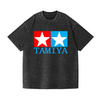 Tamiya Star Vintage Wash Japanese Design T-Shirt