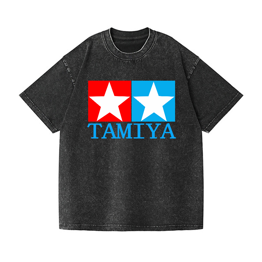 Tamiya Star Vintage Wash Japanese Design T-Shirt