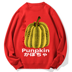 Pumpkin Geek Cotton Sweatshirt