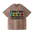 Sarcasm Vintage Wash Japanese Design T-Shirt
