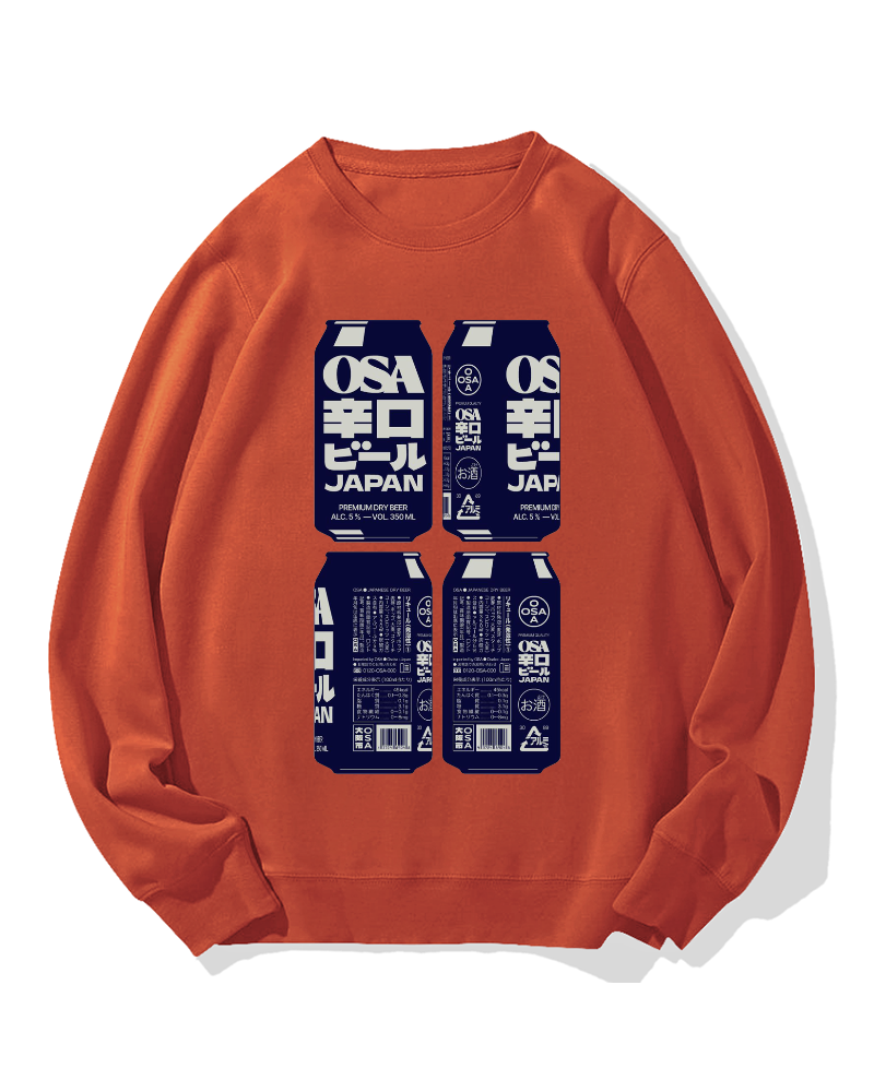 Japan Osa Beer Cotton Sweatshirt