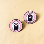 Stay Pawsitive Pins