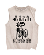 Mentally ill Vintage Distressed Washed Tank Top