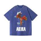 Akira Vintage Wash Japanese Design T-Shirt