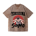 Yokozuna The Highest Honor in Sumo Vintage Wash Japanese Design T-Shirt