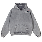 Ramen Hero Vintage Washed Cotton Back Art Hoodie