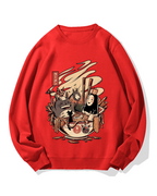 Ramen Pool Party Cotton Sweatshirt