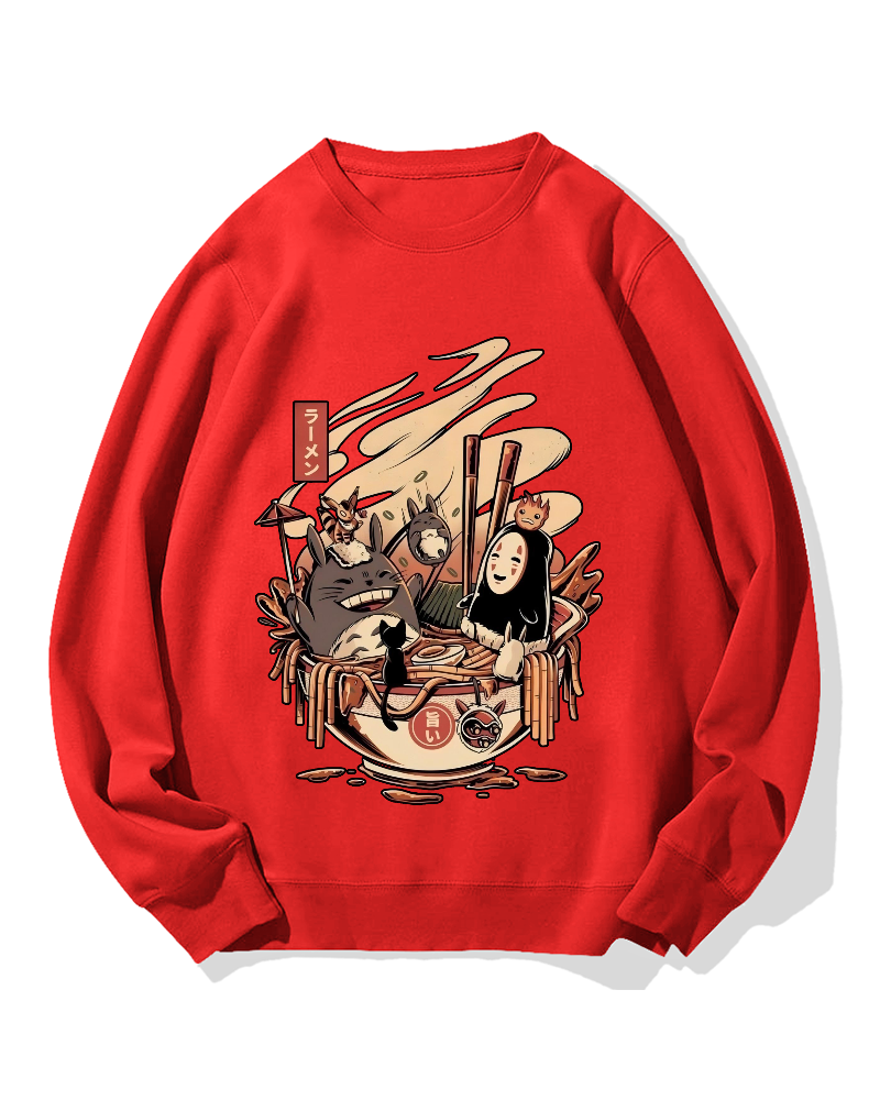 Ramen Pool Party Cotton Sweatshirt
