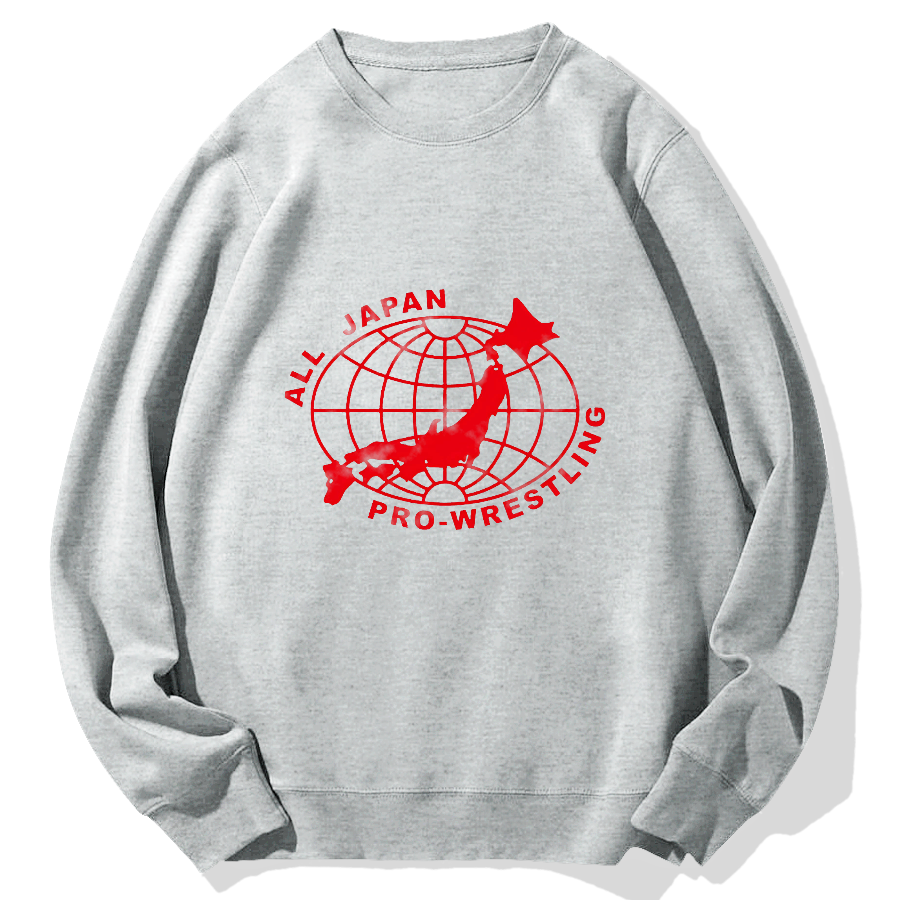 All Japan Pro Wrestling Geek Cotton Sweatshirt