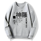 Shinra  Cotton Pullover Sweatshirt