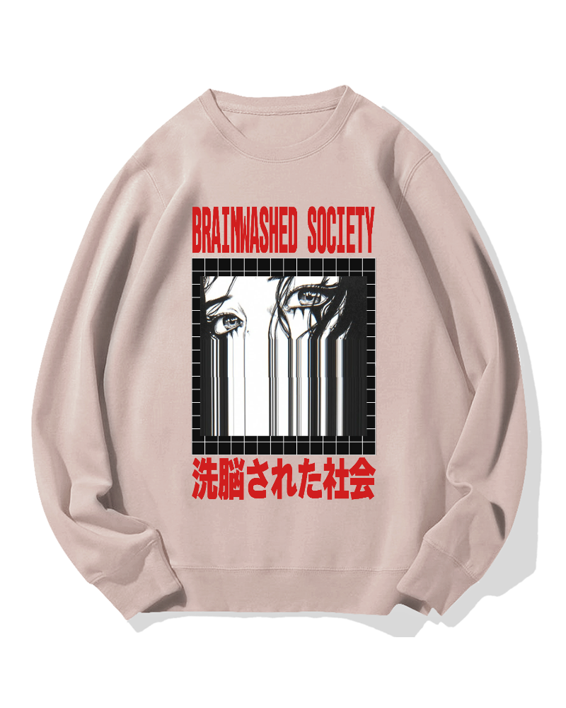 Brainwashed Society Cotton Sweatshirt