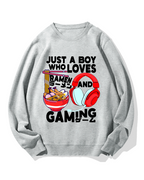 Ramen & Games Cotton Sweatshirt