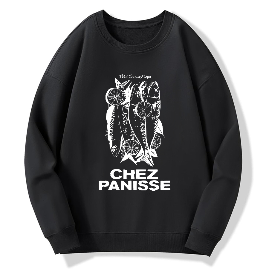 CHEZ PANISSE Cotton Pullover Sweatshirt