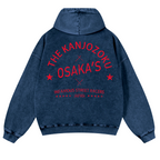 Osaka Vintage Washed Cotton Back Art Hoodie