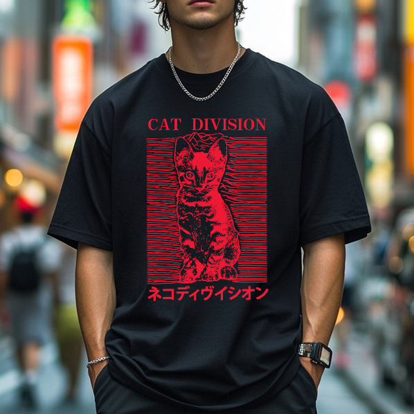Cat Division Japanese Style Classic Tee