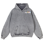 Pacman Vintage Washed Cotton Back Art Hoodie