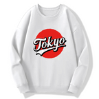Retro Tokyo Cotton Pullover Sweatshirt