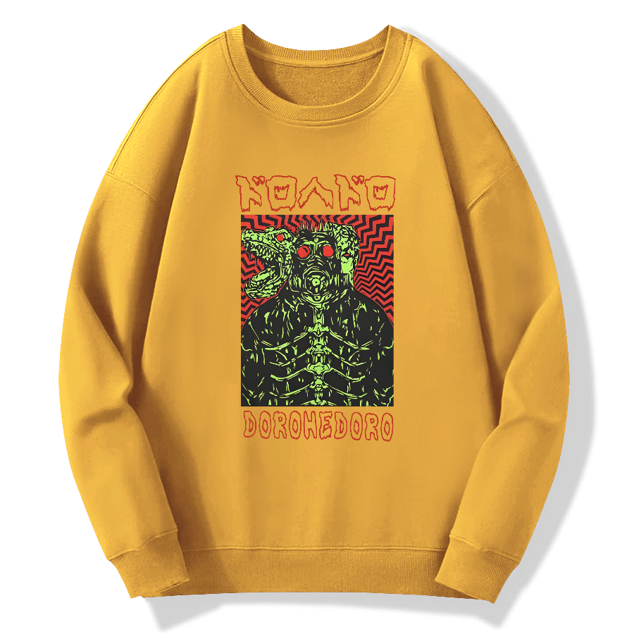 Anime Retro Cotton Pullover Sweatshirt