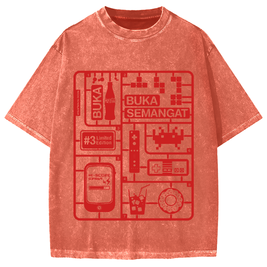 Tokyo Model Panels Vintage Washed T-shirt