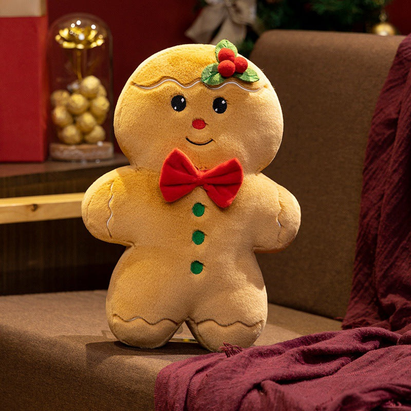 Christmas Gingerbread Man Pillow