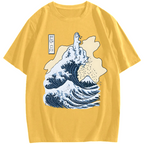 Kanagawa F**k Cotton casual T-shirt