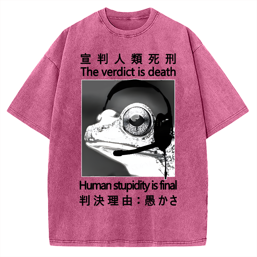 Frog Judge Vintage Washed T-shirt