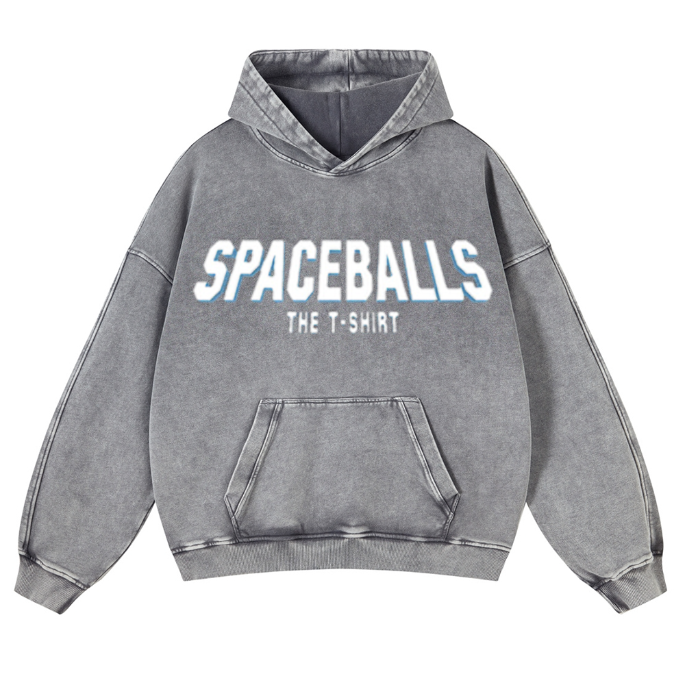 Spaceballs Vintage Washed Thick Cotton Hoodie