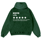Life Vintage Washed Cotton Back Art Hoodie
