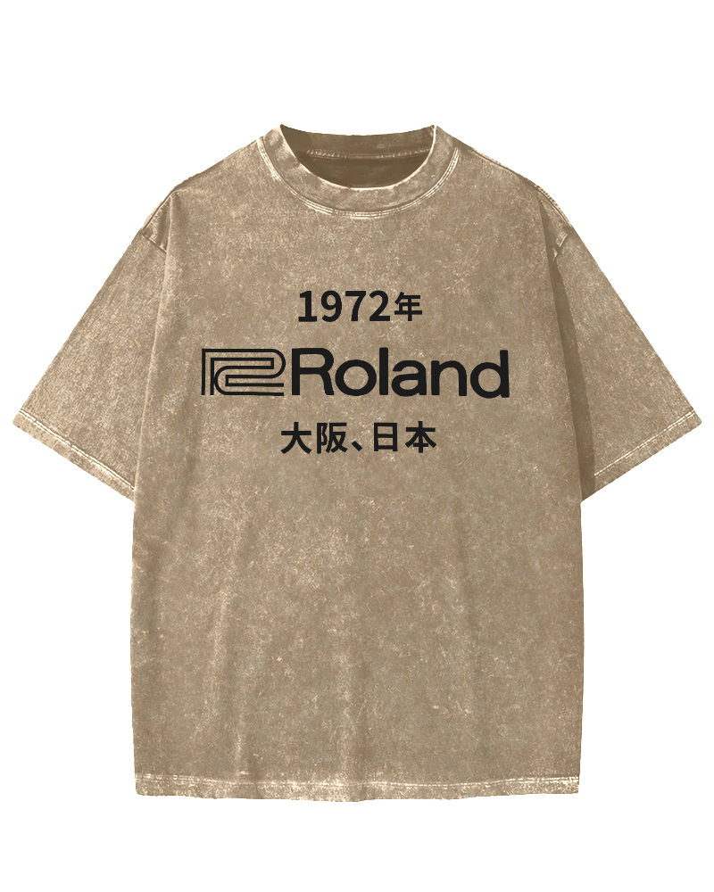 Roland 1972 Osaka Vintage Washed T-shirt