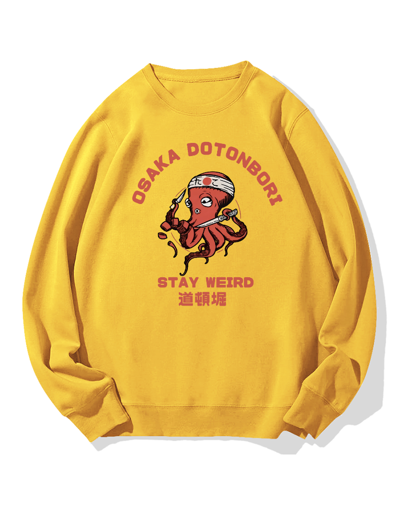 Dotonbori Octpus Cotton Sweatshirt