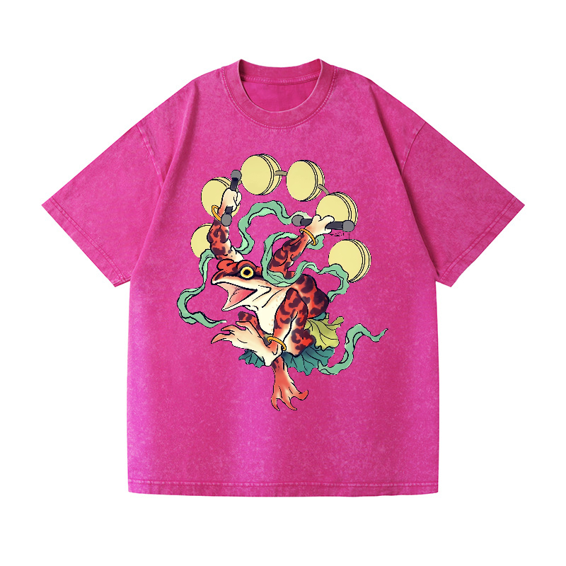 Vintage Wash Japanese Design T-Shirt