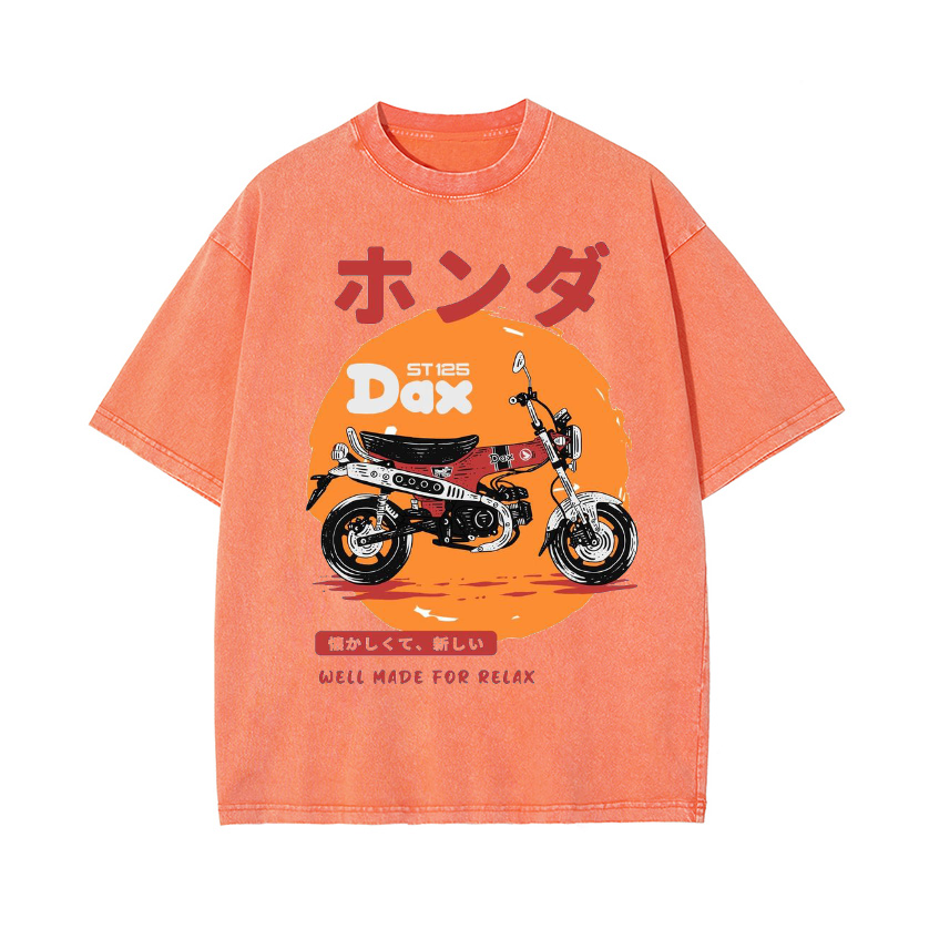 Honda CT125 Vintage Wash Japanese Design T-Shirt