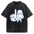 LA  Sign & Baseball Vintage Washed T-shirt
