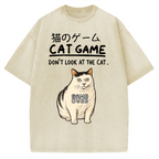 Don't Watch The Cat Vintage Washed T-shirt