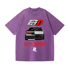 Initial D Vintage Wash Japanese Design T-Shirt