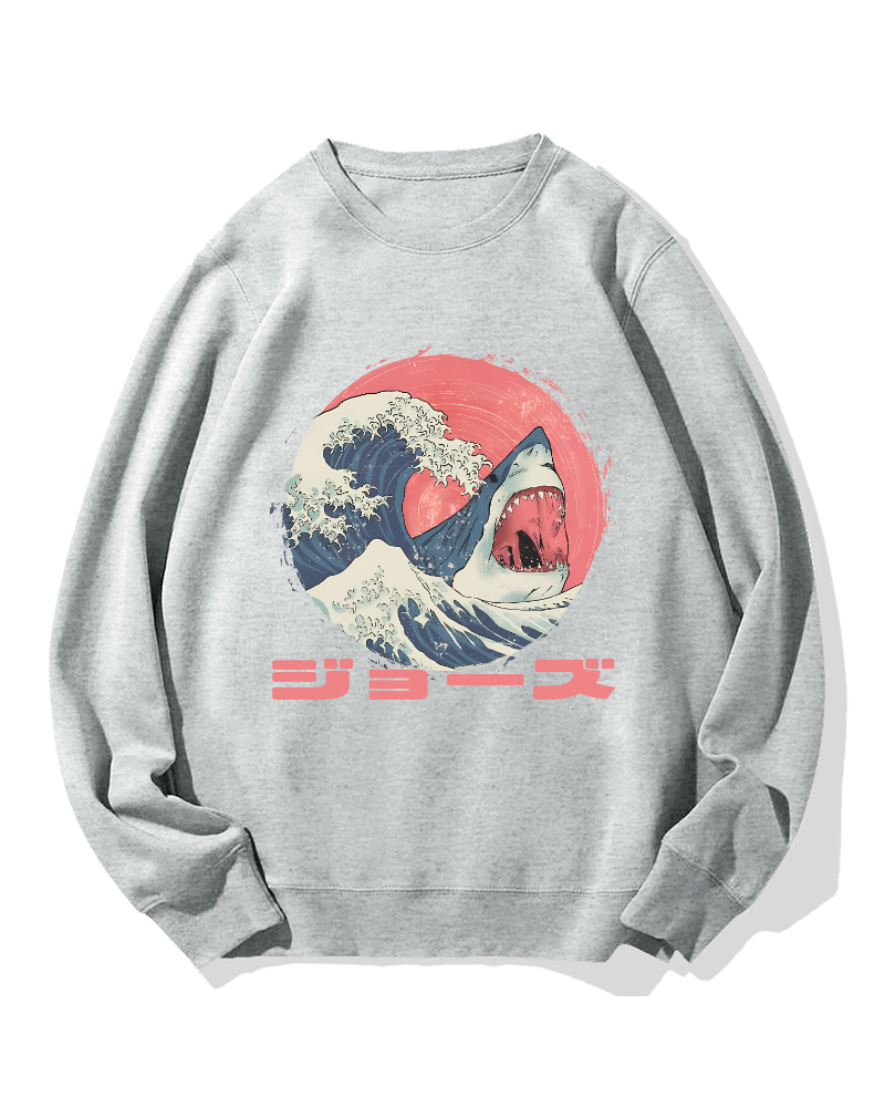 Big Shark Cotton Sweatshirt