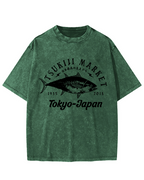The Highest Quality Tuna in Japan Vintage Washed T-shirt