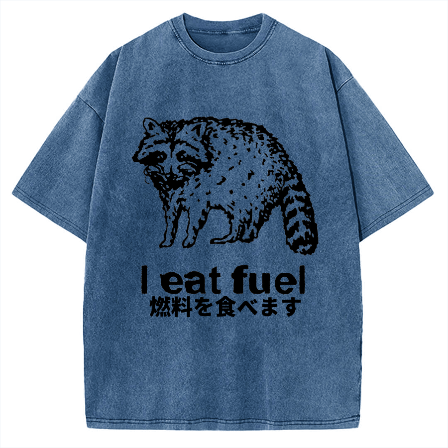Eat Fuel Raccoon Vintage Washed T-shirt