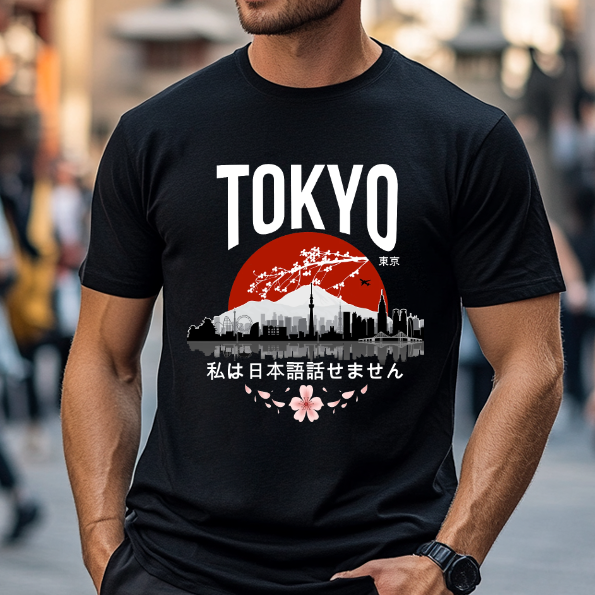 Tokyo Sakura Japanese Style Classic Tee