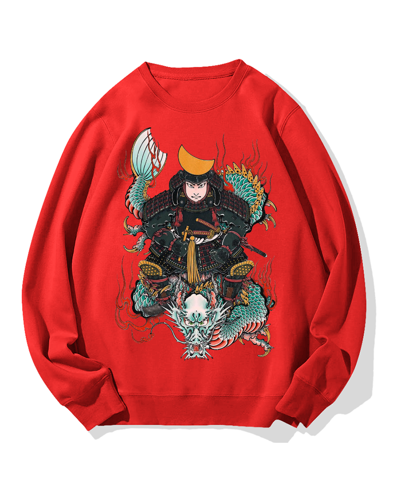 Japanese Samurai Cotton Sweatshirt