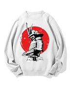 Hinomaru and Japanese samurai Cotton Sweatshirt