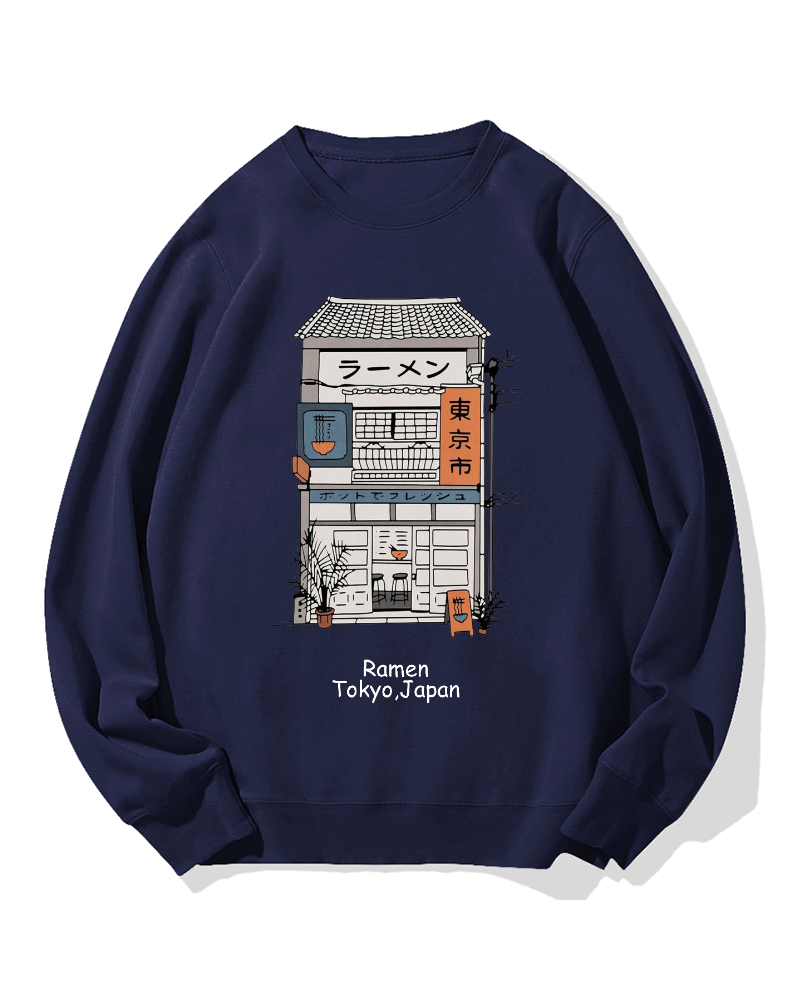 Ramen shop Cotton Sweatshirt