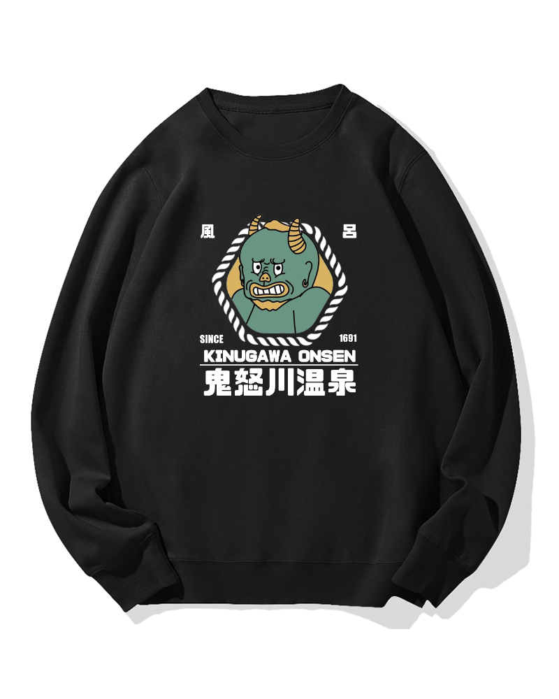 Kinugawa Onsen Cotton Sweatshirt
