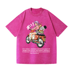 Motorcycle Vintage Wash Japanese Design T-Shirt